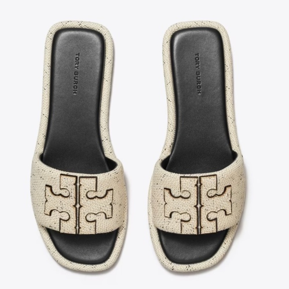 Tory Burch DOUBLE T SPORT SLIDE Sandals